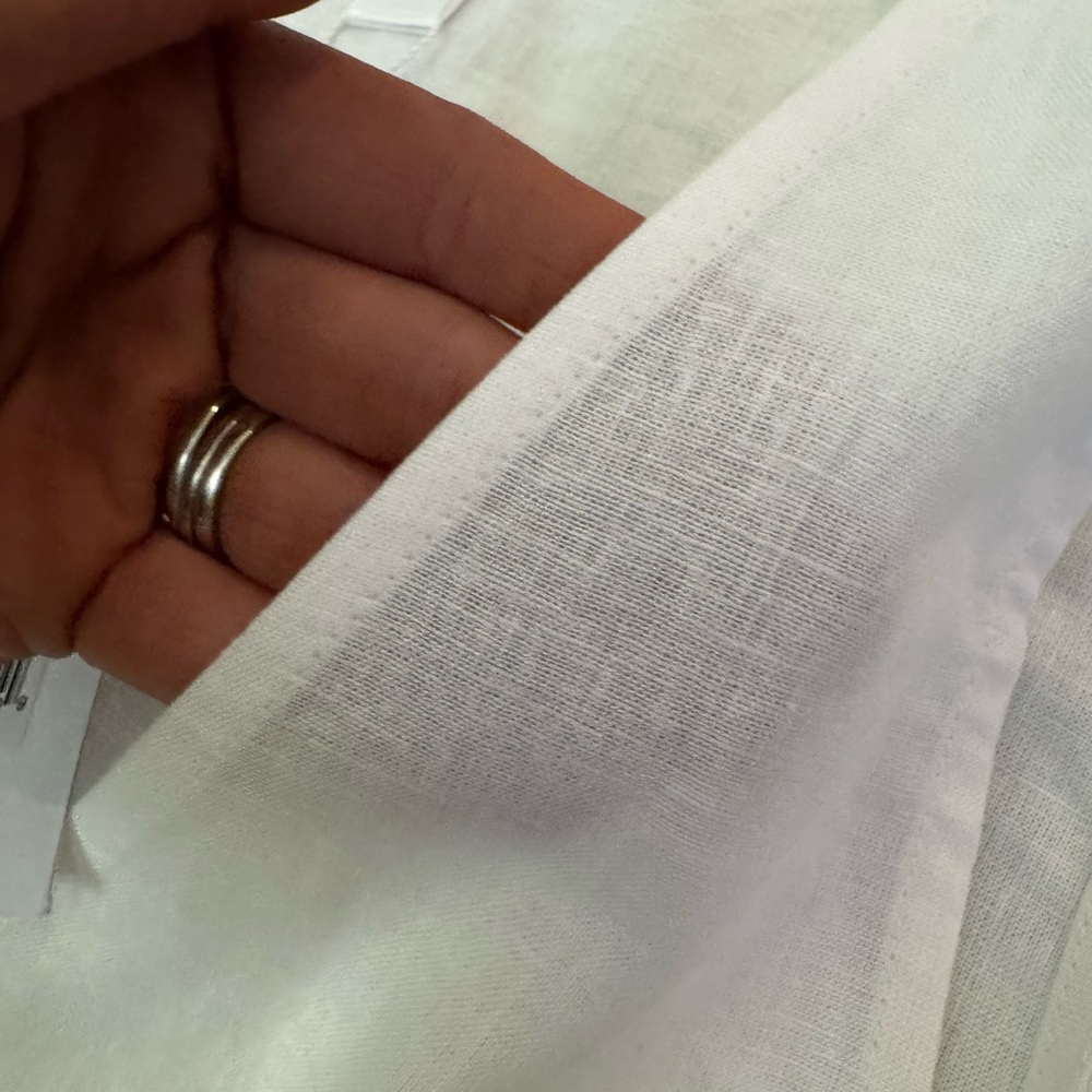 NWT- ANDIE The Maxi Wrap Dress in White Linen - Picture 6 of 9